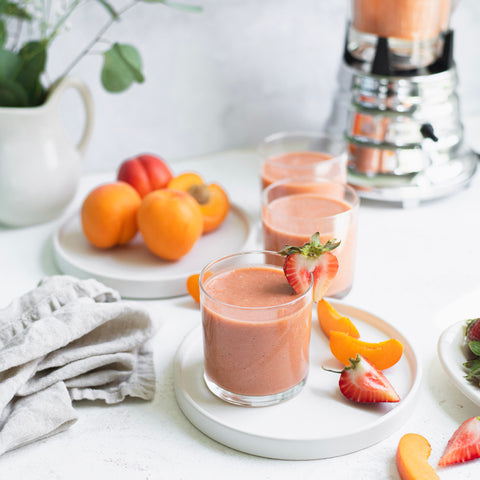 apricot strawberry smoothie