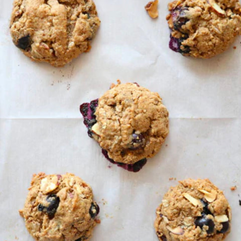 blueberry almond breakfast cookie