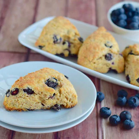 blueberry coconut scones