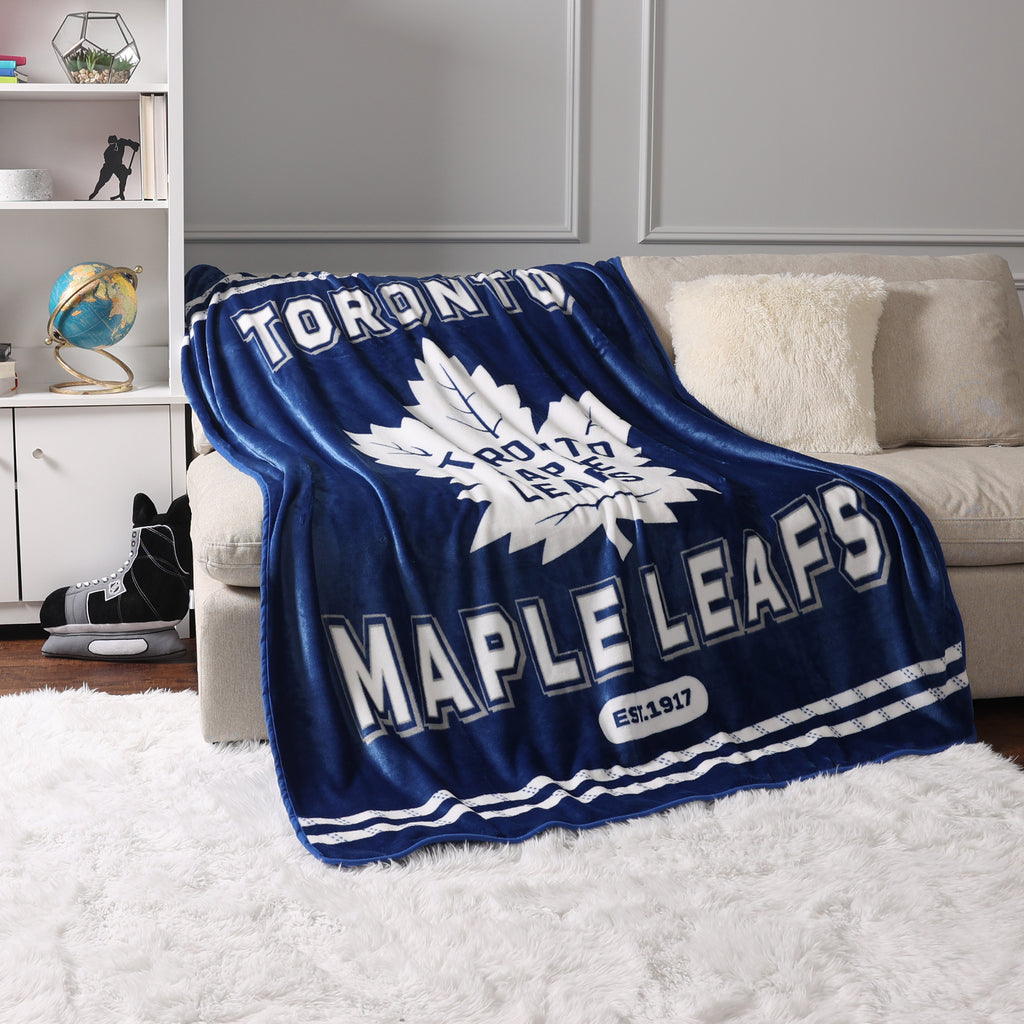Toronto Maple Leafs - 80'' x 94'' Snuggle Me Hoodie Blanket