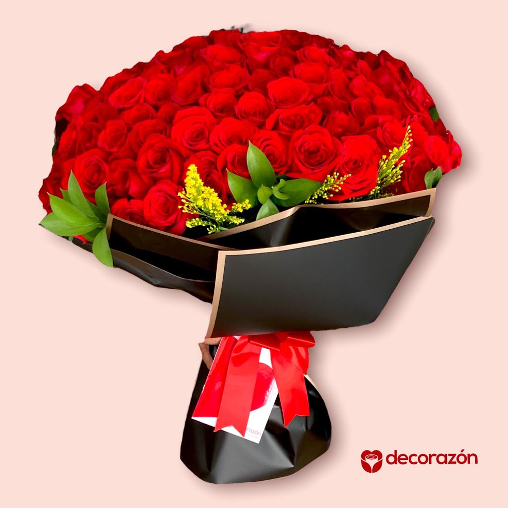 Ramo de 150 Rosas Rojas – Florería Decorazon