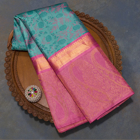 Traditional chanderi silk saree