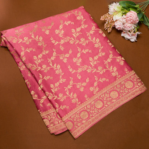 Red banarasi silk saree