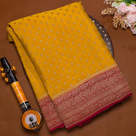 Banarasi cotton silk saree