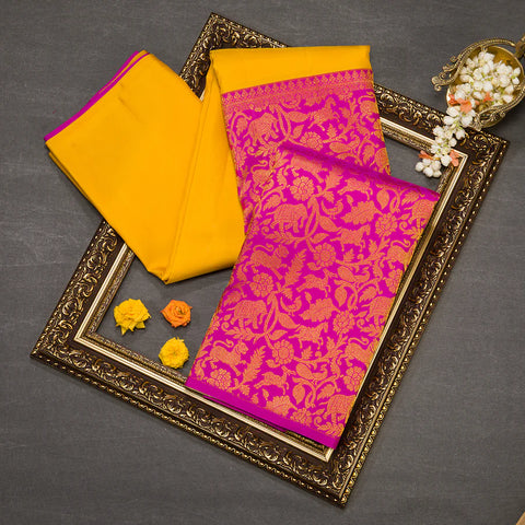 kanjivaram saree bridal look