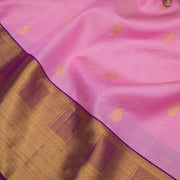 Lilac Pure Kanjeevaram Silk Saree