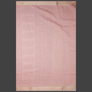 Peach Printed Tussar Silk Saree