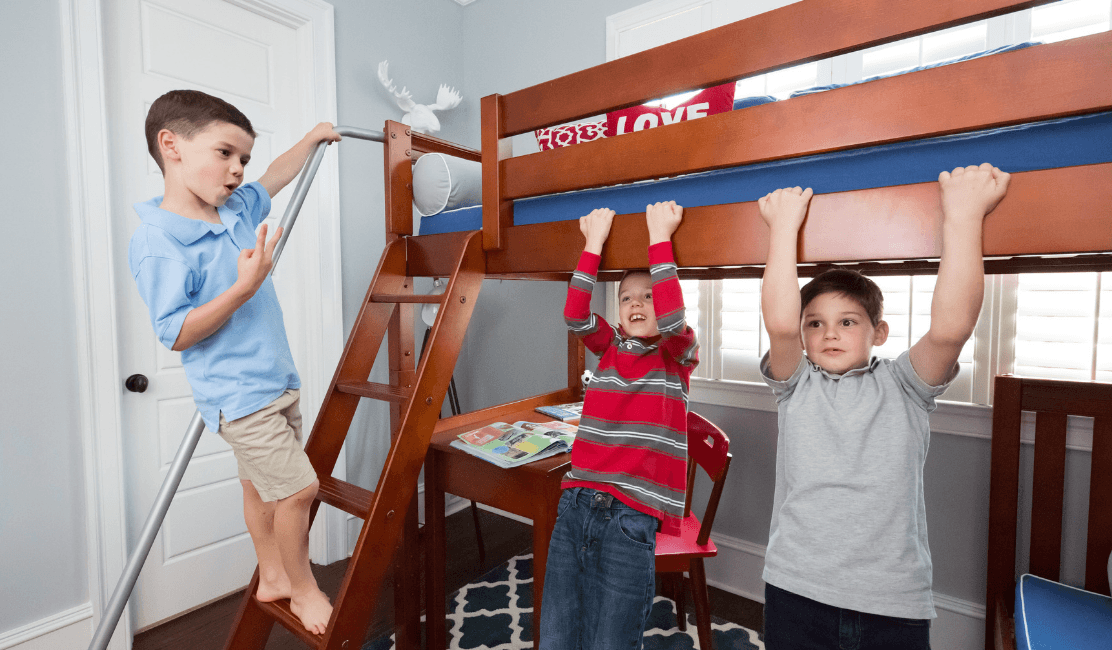 kids bed stairs