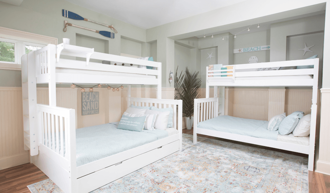 full over queen bunk bed with trundle