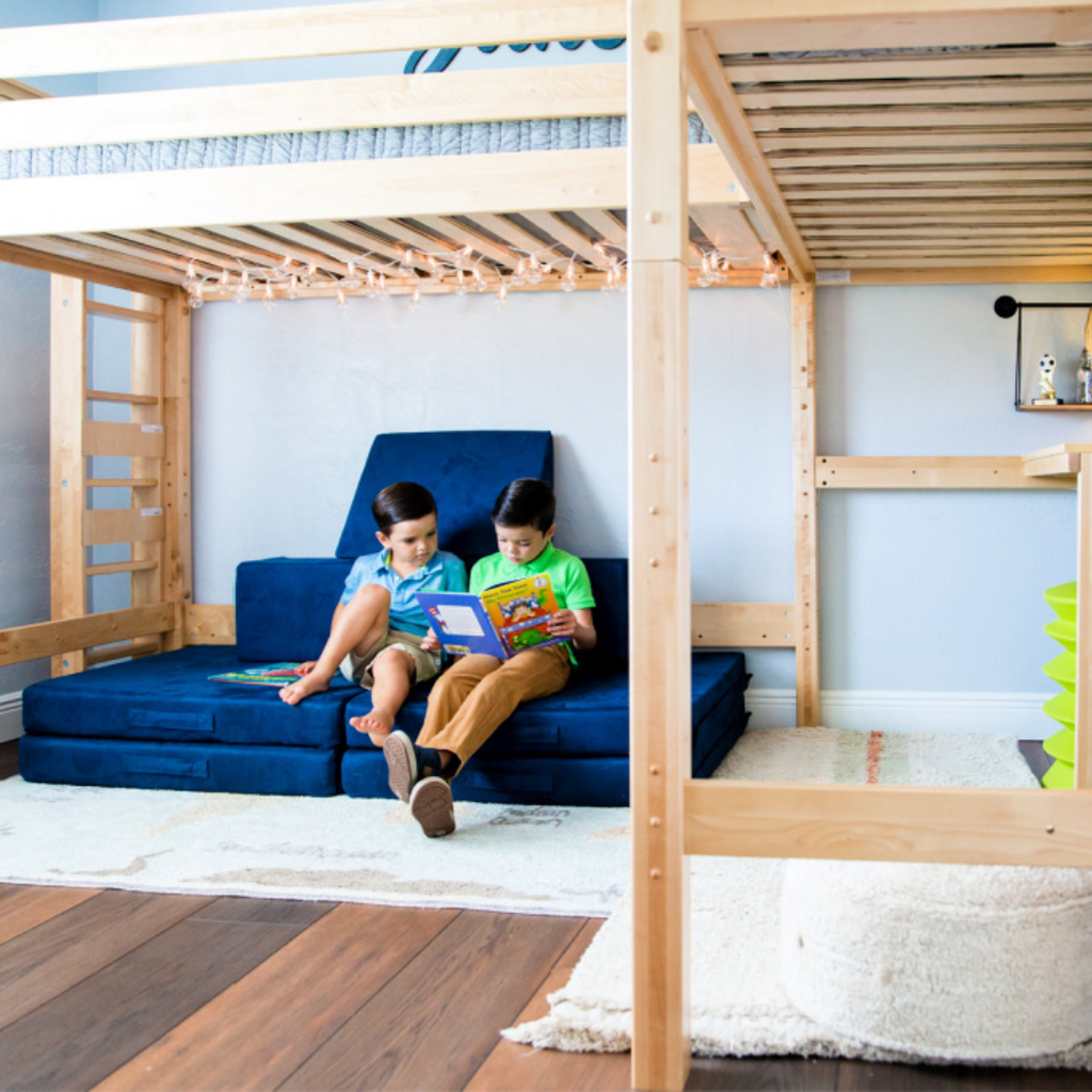 l shaped loft bed