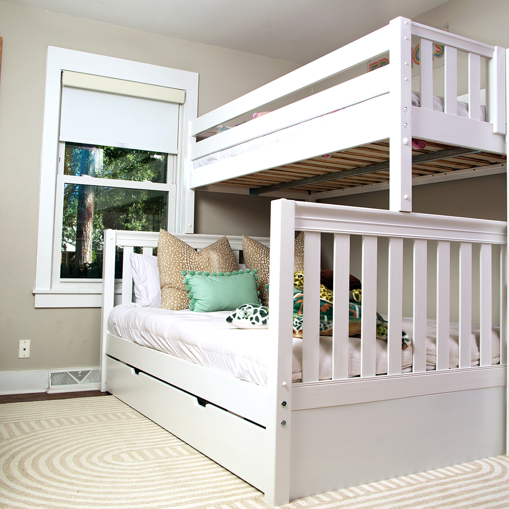 best twin xl over queen bunk bed