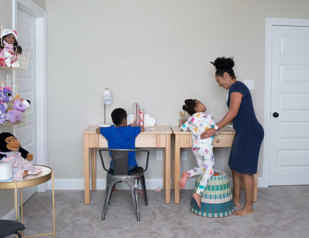 natural student desk for preschoolers