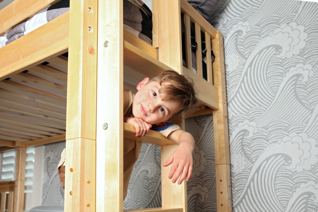 rock lock system for heavy duty bunk beds