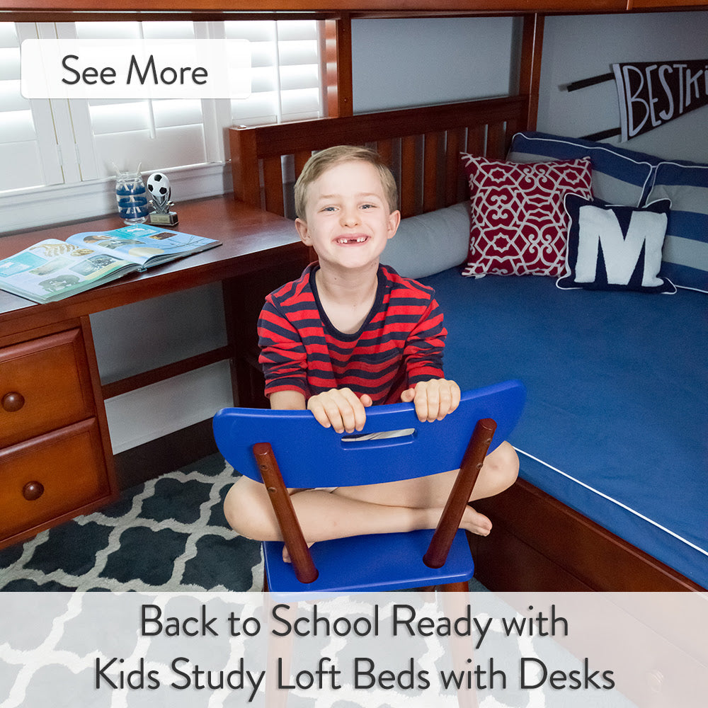 kids loft beds with desks