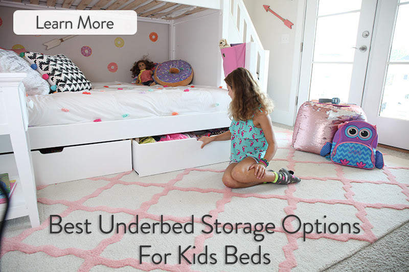 kids bed with under storage