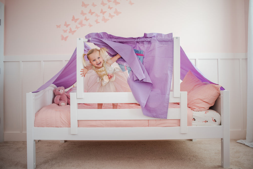 toddler bed with top tent