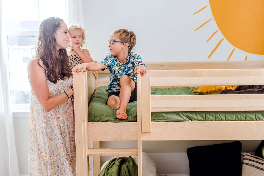 mom and kids low loft room