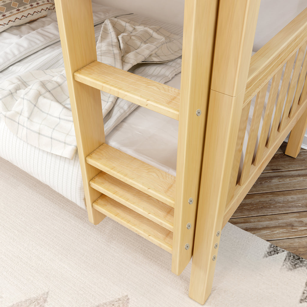 safe grooved steps on bunk bed ladder