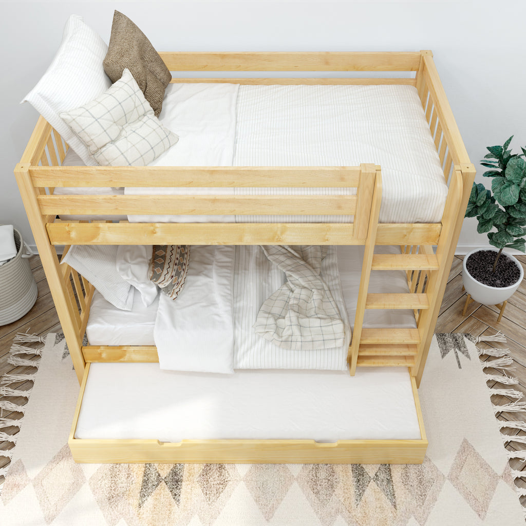 Twin Bunk Bed with Trundle