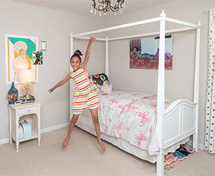 rooms to go loft bed with slide