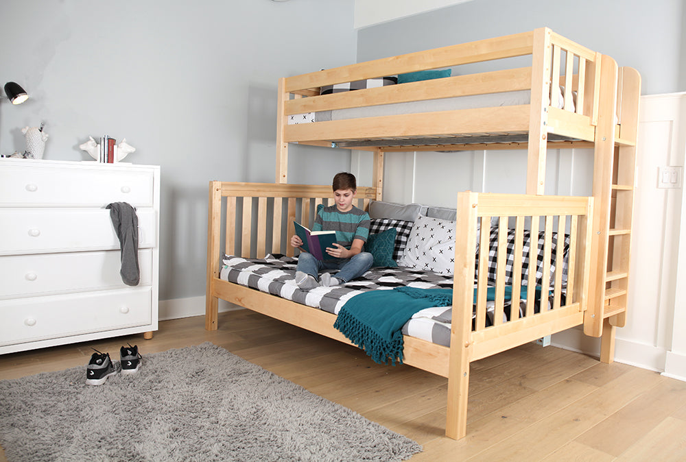 queen twin bunk bed