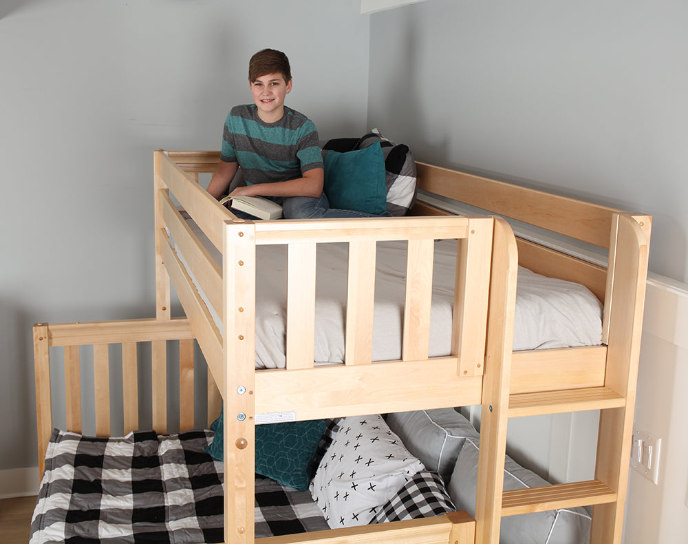 headroom space above bunk bed for preteens