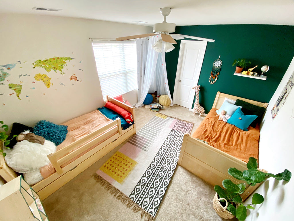 two twin beds in kids room