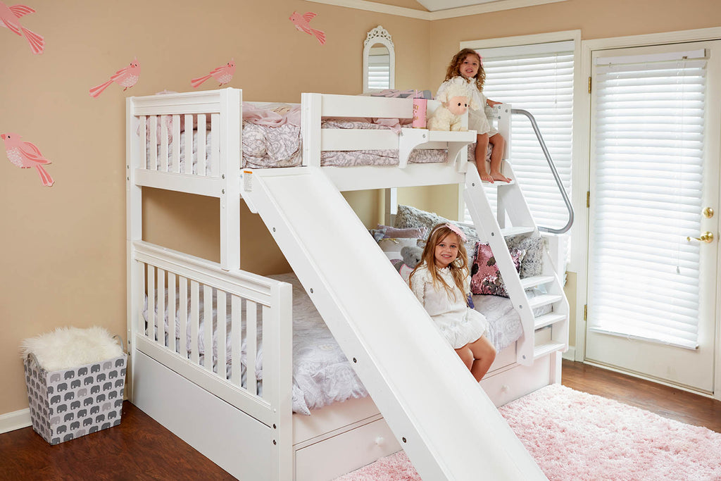 bunk bed with slide for girls