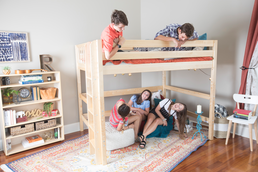 queen loft bed