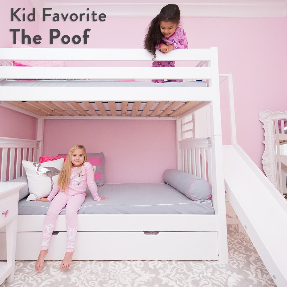 pink kid bed