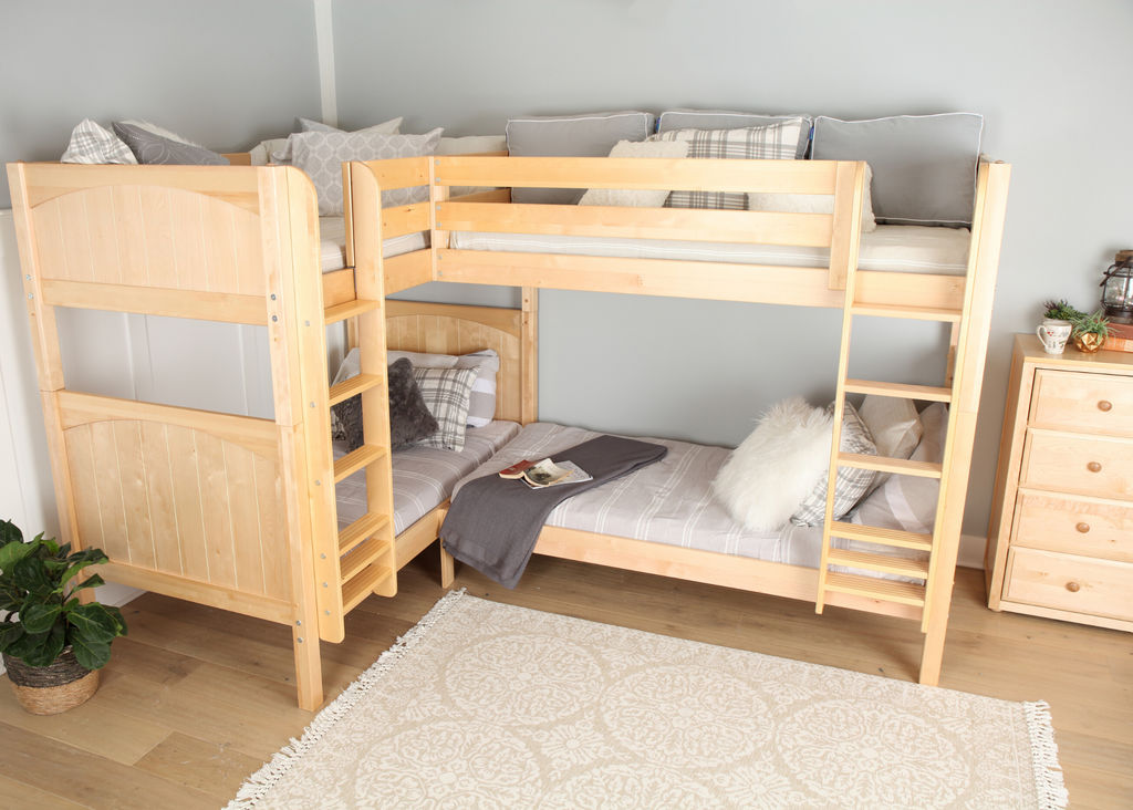 quaduple corner bunk bed