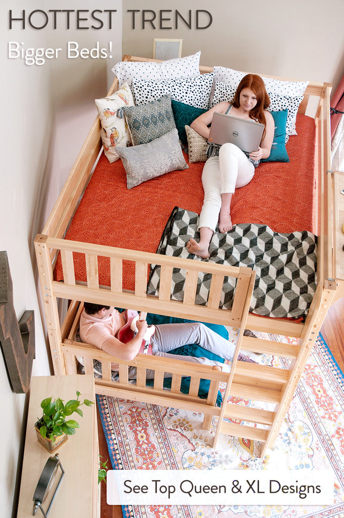 college dorm bunk beds queen size