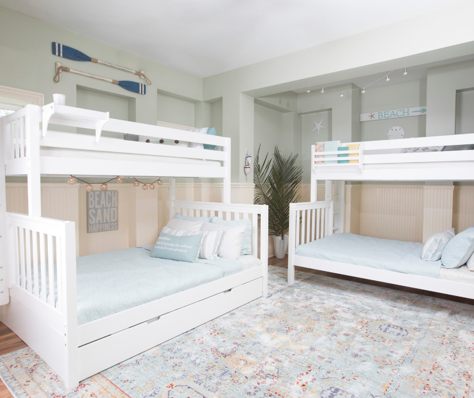 twin xl over queen bunk beds