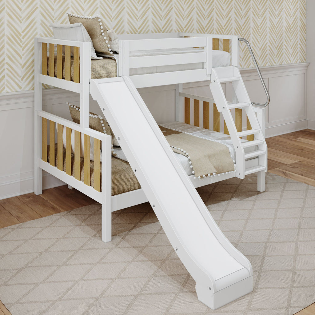 best modern bunk bed two toned with slide