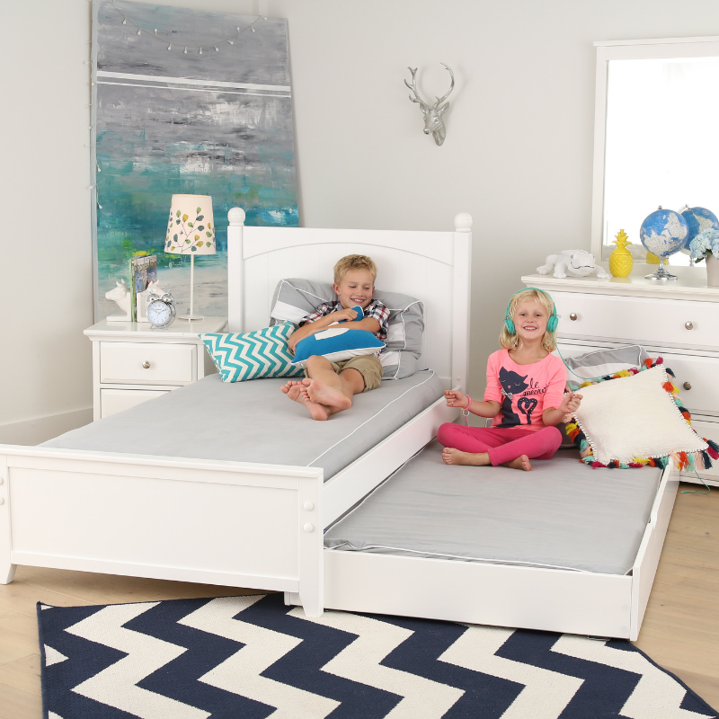 twin bed for kids with trundle