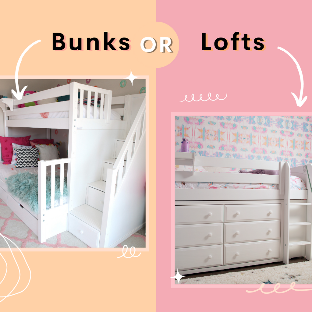 bunk beds vs loft beds