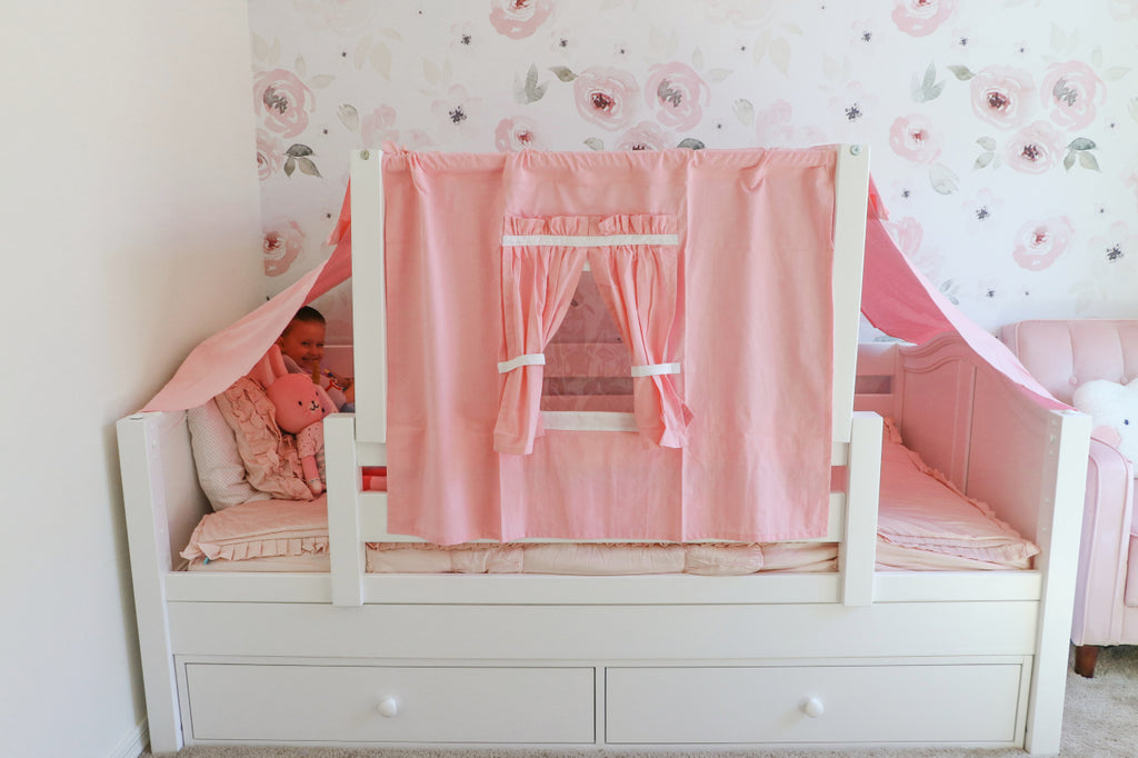 toddler bed with top tent