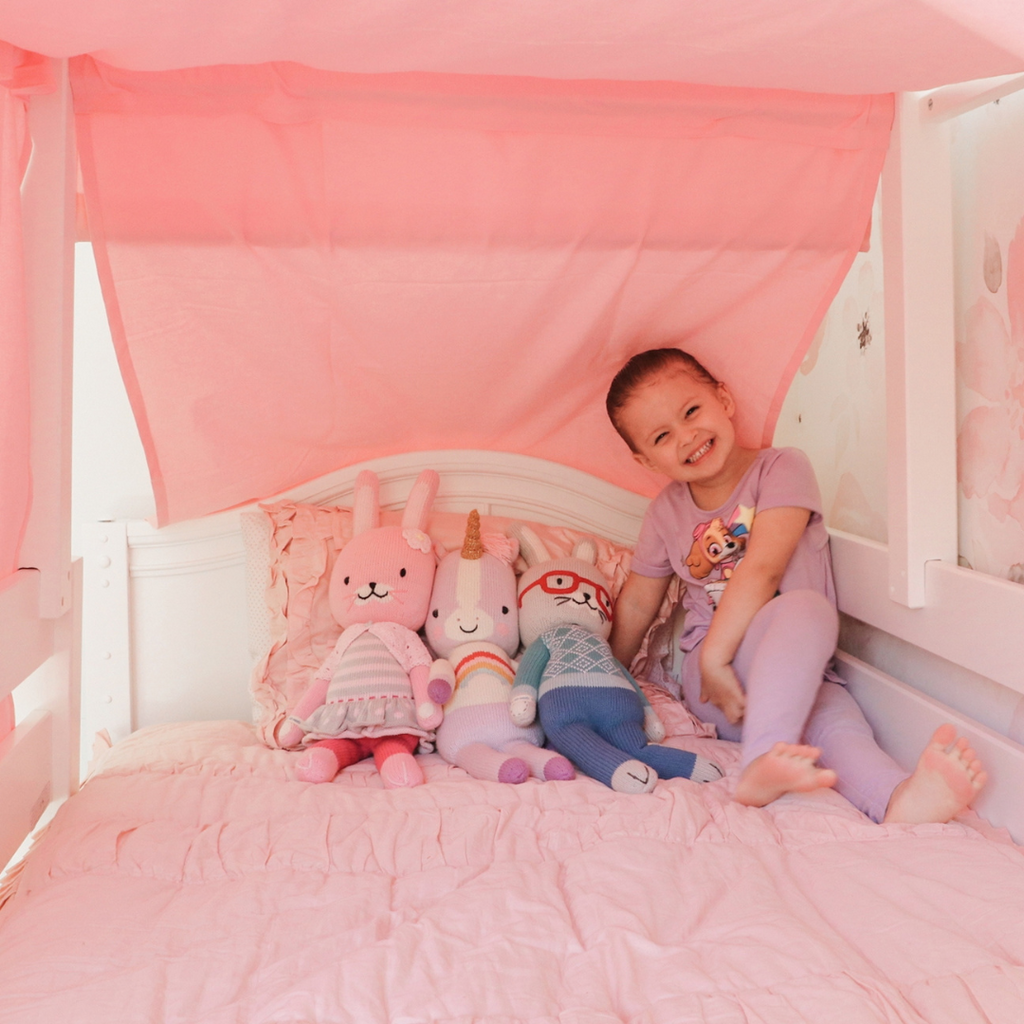 toddler bed with top tent