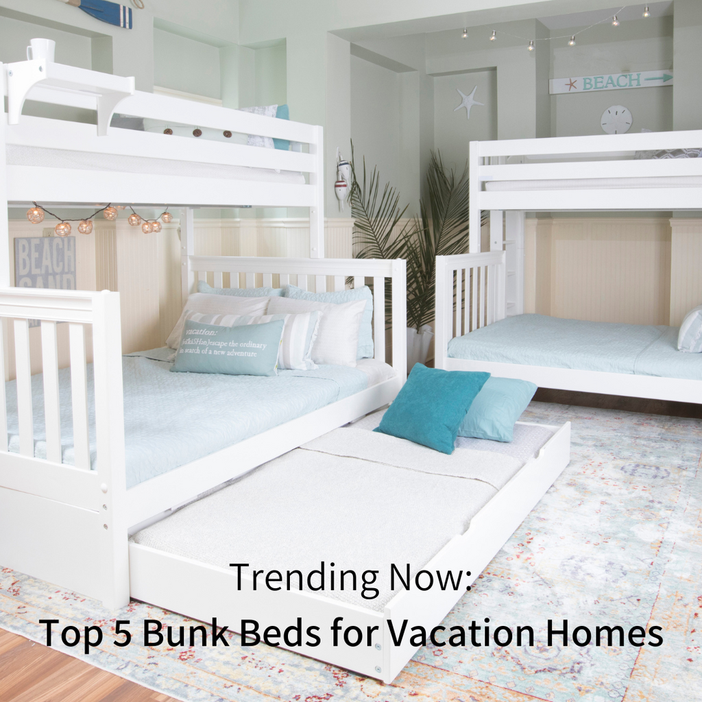 top bunk beds for airbnbs and vacation homes