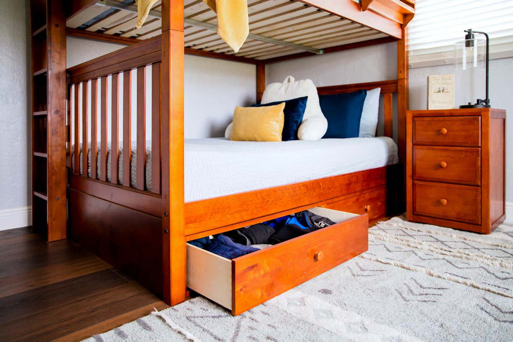 underbed dresser for bunk beds