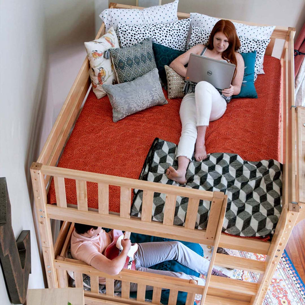 queen sturdy bunk beds for adults