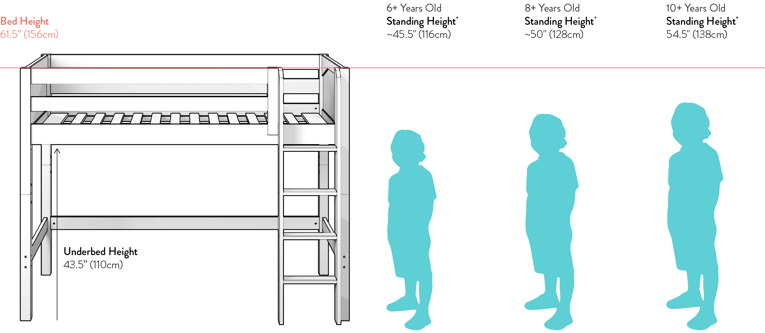 extra high loft bed