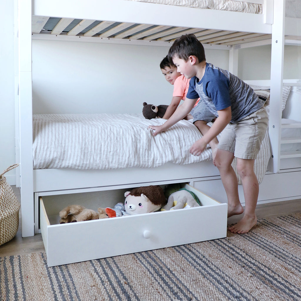 Best Underbed Options For Kids Beds: Underbed Storage Drawers & Trundl –  Maxtrix Kids