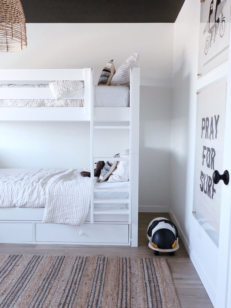 Chelsey Shares her Boys Rooms Inspiration with Classic Twin Bunk Beds ...