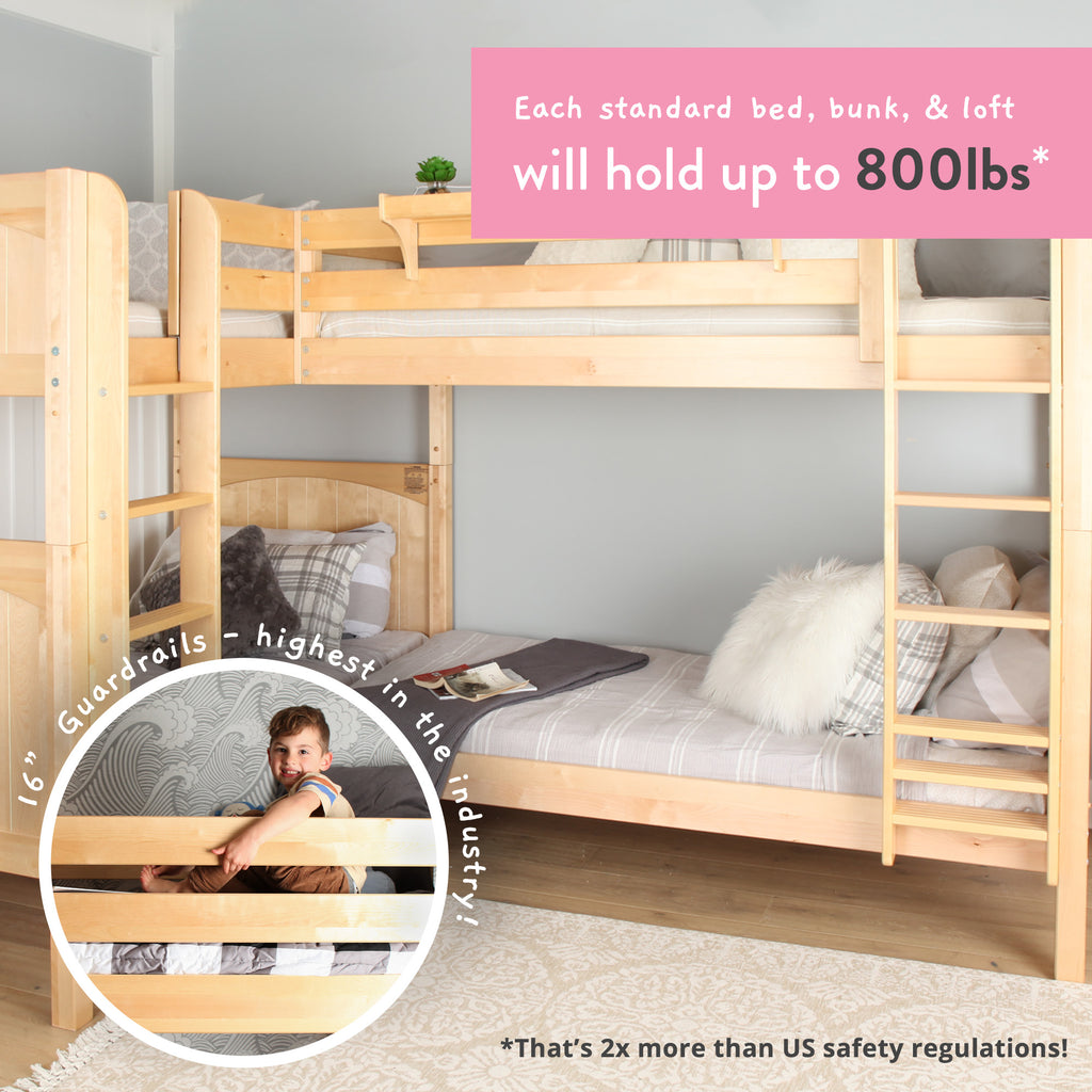 safe guard rails for bunk beds