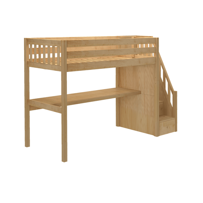 twin xl loft bed with desk