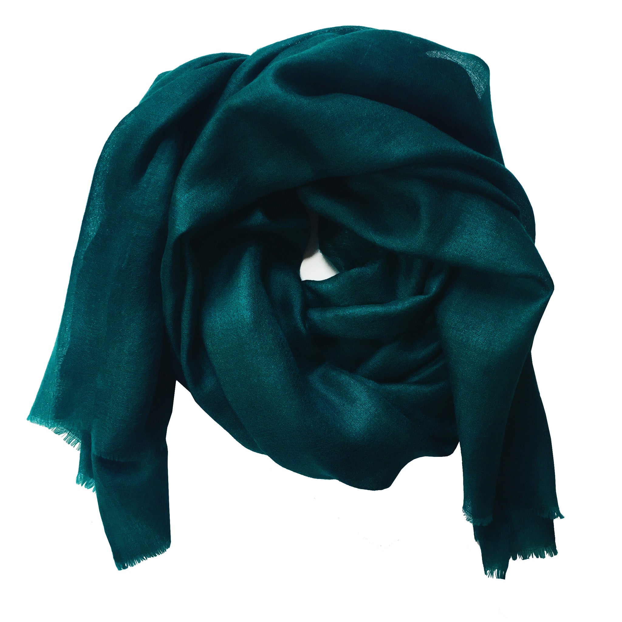 teal scarf