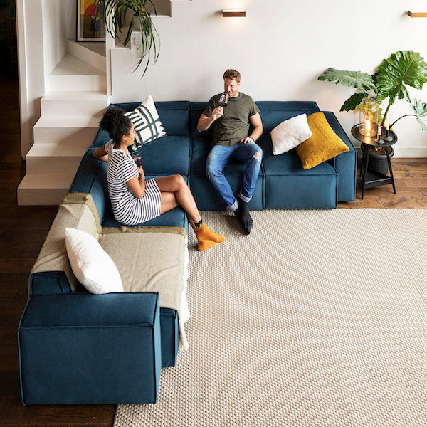 sustainable sofa sofa in a box modular sofa sustainable living room blue sofa blue velvet sofa