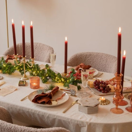 Christmas table decor