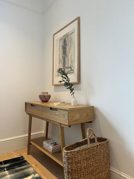console table layering